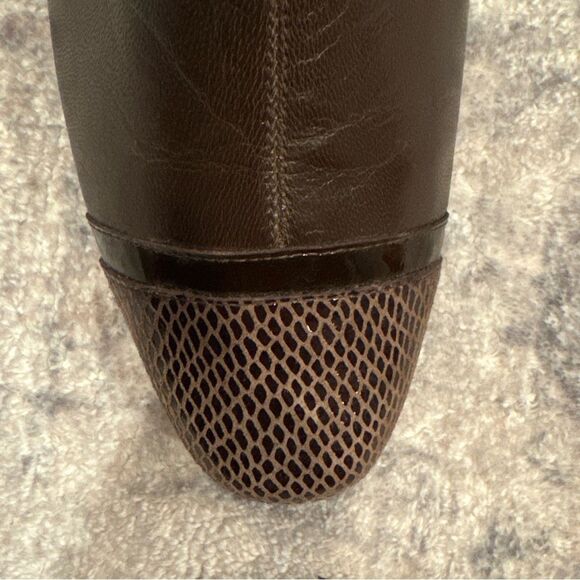 NEW Mark Lemp Classics Brown Leather Pumps/Heels 9.5M Women’s - Picture 10 of 13